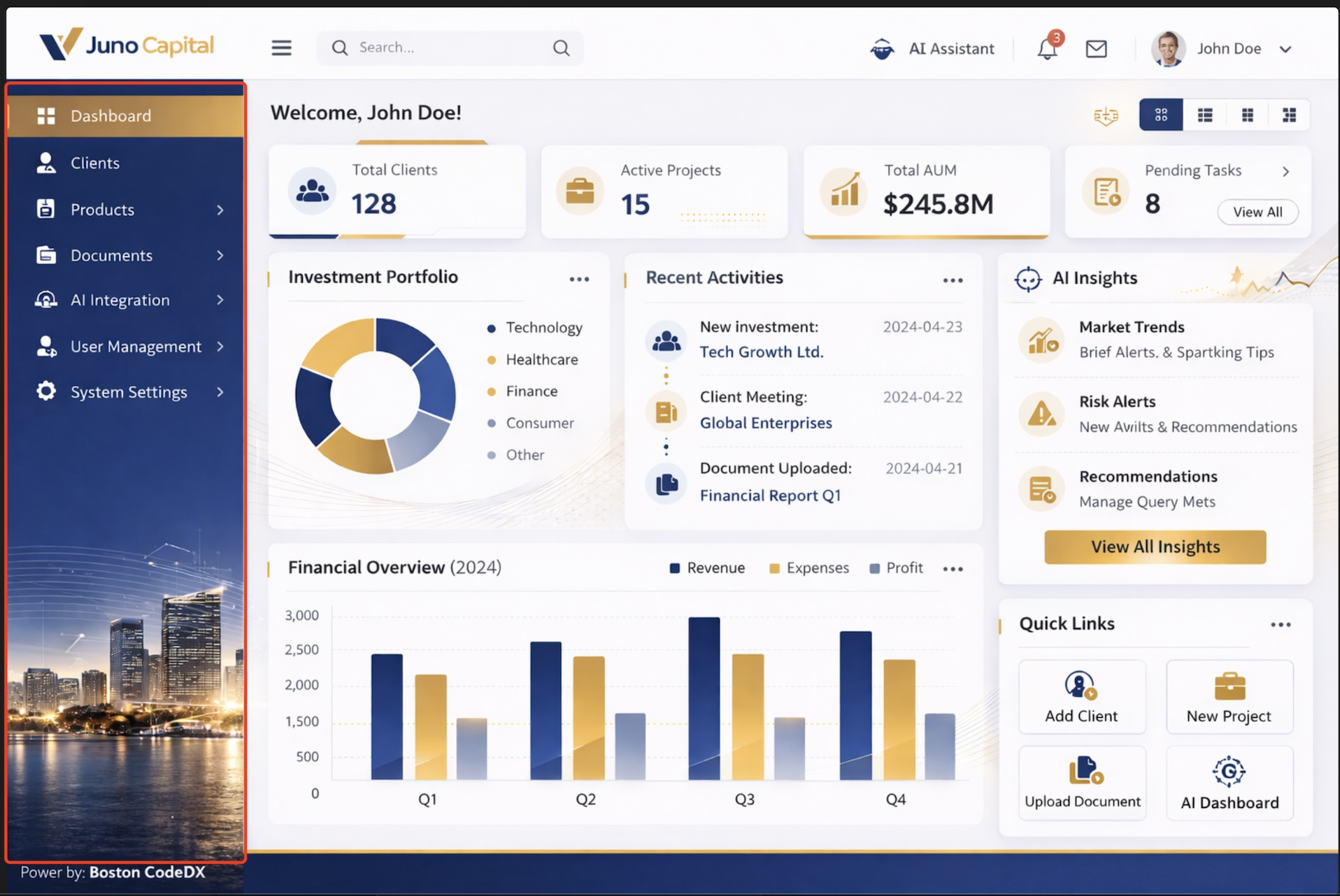 CRM Customer Journey View real product screenshot
